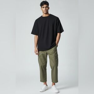 Salomon Lightweight capri Pants Men's Waist 32 Khaki Green brown Outdoor Hiking